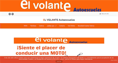 Desktop Screenshot of elvolante.es