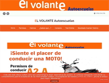 Tablet Screenshot of elvolante.es